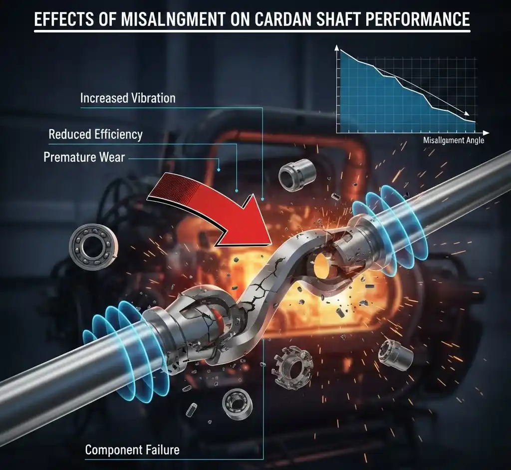 Misalignment on Cardan Shaft Performance