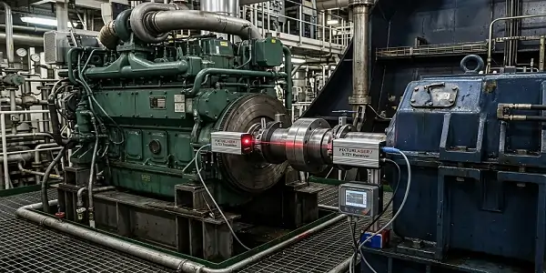 Laser Alignment on Ship Vessel Engine to Gearbox