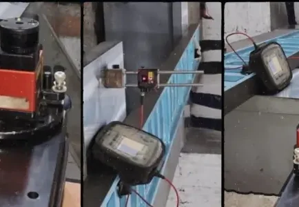Checking Levelling of 40 Ton Hydraulic Press