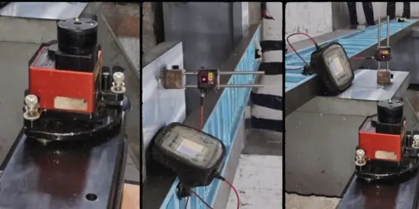 Checking Levelling of 40 Ton Hydraulic Press
