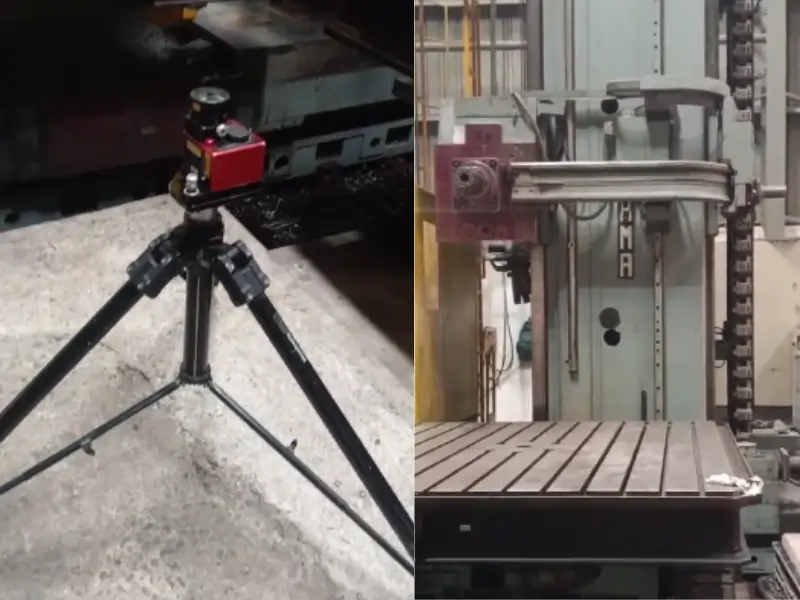 Shaft Alignment of PAMA CNC Boring Machine in Indore