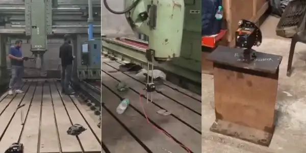 Geometric Inspection of Double Column CNC Machine