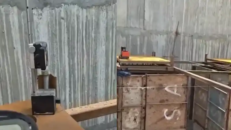 125 Ton Press Base Level Checking and Correction 