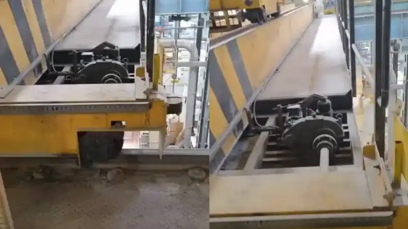 500 M EOT Crane Geometrical Inspection 